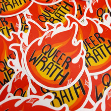 Load image into Gallery viewer, Queer Wrath | Fire Flame | Vinyl Sticker (Glossy)